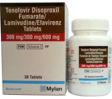Tenofovir disoproxil fumarate/Lamivudine/Efavirenz  300mg/300mg/600mg