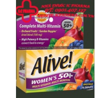 Vitamin tổng hợp cho phụ nữ trên 50 tuổi - ALIVE WOMEN 50+