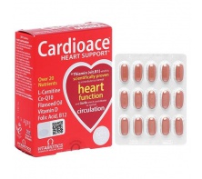 Vitabiotics Cardioace hỗ trợ tim mạch hộp 30 viên