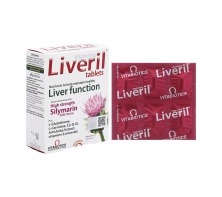 Vitabiotics Liveril hỗ trợ tăng cường chức năng gan hộp 30 viên