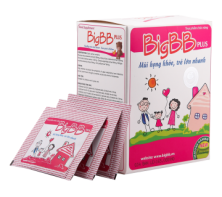 Thực phẩm chức năng BigBB Plus - Giảm viêm mũi họng, hạn chế dùng kháng sinh 16 gói
