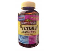 Nature Made Prenatal Multi DHA - Bổ sung vitamin cho bà bầu hộp 150 viên của Mỹ