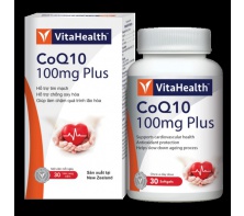 Thực phẩm bảo vệ sức khỏe VitaHealth CoQ10 100mg Plus (30 viên)