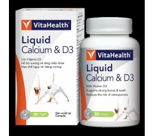 Thực phẩm bảo vệ sức khỏe VitaHealth Liquid Calcium & D3