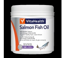 Thực phẩm bảo vệ sức khỏe VitaHealth Salmon Fish Oil (100 viên)