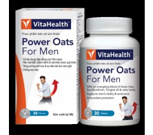 Thực phẩm bảo vệ sức khỏe VitaHealth Power Oats For Men (30 viên)