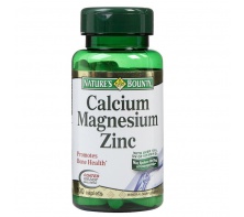 Thực Phẩm Chức Năng Viên Uống Bổ Sung Canxi, Magie, Kẽm Nature’s Bounty Calcium Magnesium Zinc (100 