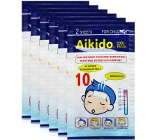 Miếng Dán Làm Mát Aikido Gel Cool Patch 6 miếng