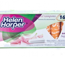 Băng vệ sinh dạng ống không cần đẩy Helen Harper tampons – Super 16 miếng