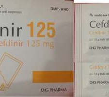 Cefdinir 125mg Hậu Giang