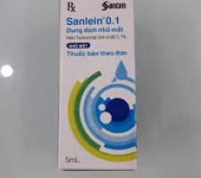 THUỐC NHỎ MẮT SANLEIN 0.1