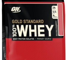 ON Gold Standard 100% Whey -  Delicious Strawberry 10 Lbs