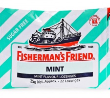 Kẹo cay con tàu Fisherman's Friend vị bạc hà 25g