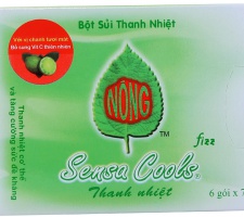 Bột sủi thanh nhiệt Sensa Cools gói 7g (hộp 6 gói)