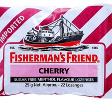 Kẹo cay con tàu Fisherman's Friend vị cherry 25g