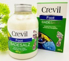 Muối ngâm chân Crevil Foot Badesalz hỗ trợ điều trị đau xương khớp, mất ngủ (600g)