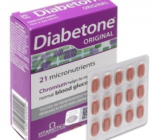 Vitabiotics Diabetone Original hỗ trợ giảm nguy cơ đái tháo đường hộp 30 viên