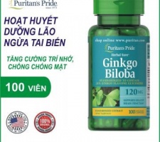 Viên uống Ginkgo Biloba 120mg Puritan's Pride 100 viên