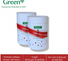 Bột Collagen – Kirehada Collagen Powder 100 Green+ Đẹp da, chống lão hóa