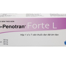 Viên đặt âm đạo Neo-Penotran Forte L trị viêm âm đạo (1 vỉ x 7 viên)