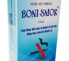 Nước súc miệng giúp bỏ thuốc lá Boni-Smok