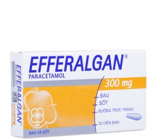 THUỐC GIẢM ĐAU, HẠ SỐT EFFERALGAN 300mg