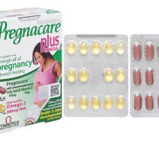 Vitabiotics Pregnacare Plus Omega-3 vitamin & khoáng chất cho bà bầu hộp 56 viên