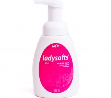 BỌT VỆ SINH PHỤ NỮ LADYSOFTS ĐỎ 250ml