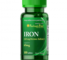 VIÊN BỔ SUNG SẮT Iron Ferrous Sulfate 65 mg - 100 viên