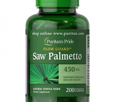 Viên uống hỗ trợ đường tiết niệu và tuyến tiền liệt Puritan’s Pride Saw Palmetto 450 mg 200 viên
