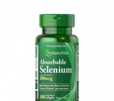 Viên uống bổ sung Selenium Puritan’s Pride Absorbable Selenium 200mcg 100 Softgels