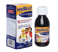 Siro Vitabiotics WellKid Multi-Vitamin Liquid hỗ trợ tăng đề kháng cho bé chai 150ml