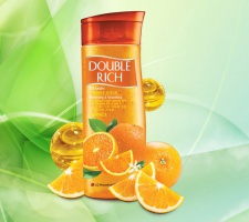 Sữa Tắm Chiết Xuất Cam Có Hạt Double Rich Vitamin Orange Shower Scrub - 210g