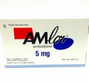 AMLOR 5mg caps H/30 viên