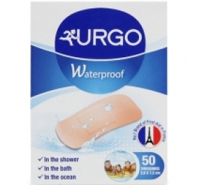 BĂNG CÁ NHÂN KHÔNG THẤM NƯỚC URGO WATERPROOF 50 (HỘP 50 MIẾNG)