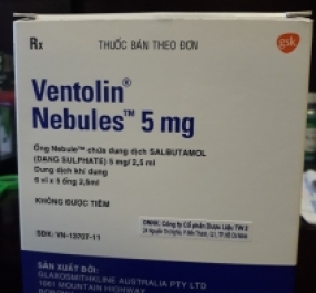 VENTOLIN NEBULES 5MG/2.5ML