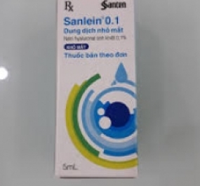 THUỐC NHỎ MẮT SANLEIN 0.1