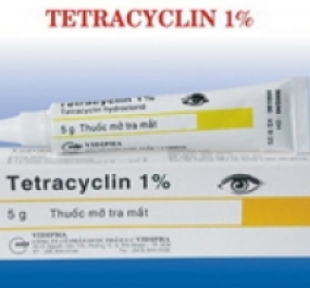 THUỐC MỠ TRA MẮT TETRACYCLIN 1%