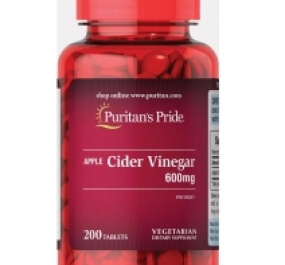 Viên uống giảm cân giấm táo ,Puritan's Pride Apple Cider Vinegar 480 mg 200 viên