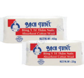 BÔNG Y TẾ THẤM NƯỚC BẠCH TUYẾT 25g