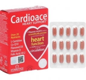 Vitabiotics Cardioace hỗ trợ tim mạch hộp 30 viên