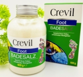 Muối ngâm chân Crevil Foot Badesalz hỗ trợ điều trị đau xương khớp, mất ngủ (600g)