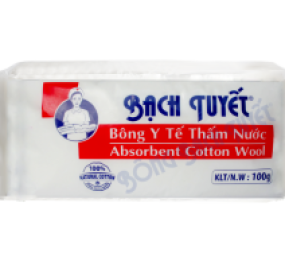 BÔNG Y TẾ THẤM NƯỚC BẠCH TUYẾT 100g