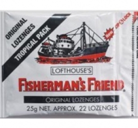 Kẹo cay con tàu Fisherman's Friend vị khuynh diệp 25g