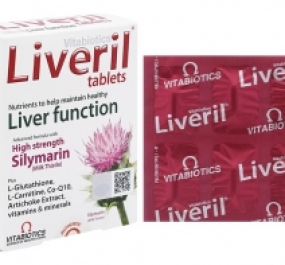 Vitabiotics Liveril hỗ trợ tăng cường chức năng gan hộp 30 viên