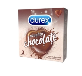 Bao Cao Su Durex Naughty Chocolate Hộp 3 Cái