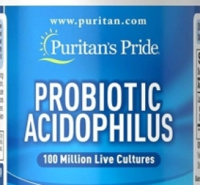 Viên uống men vi sinh lợi khuẩn Puritan's Pride Probiotic Acidophilus 100 viên