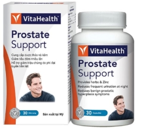 Viên uống hỗ trợ phì đại tuyến tiền liệt VITAHEALTH Prostate Support hộp 30 viên