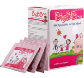 Thực phẩm chức năng BigBB Plus - Giảm viêm mũi họng, hạn chế dùng kháng sinh 16 gói