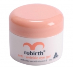 Gel dưỡng chống nhăn, chống thăm quầng mắt giàu Vitamin E Rebirth 30g